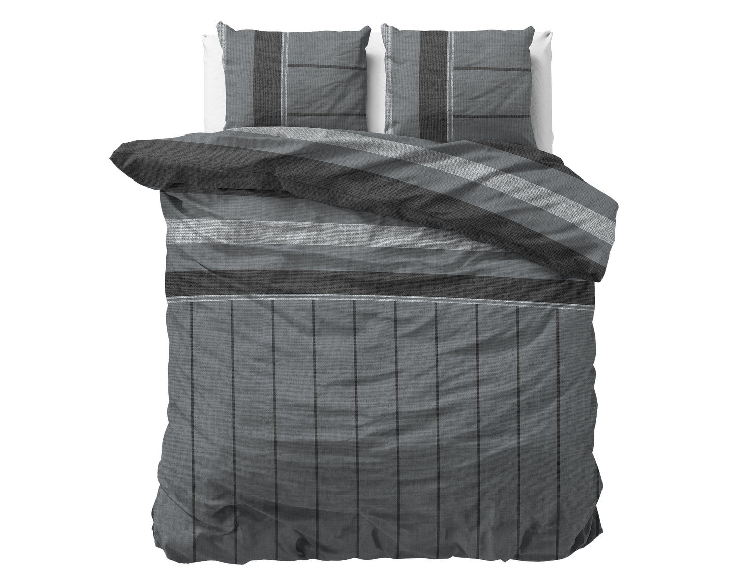 Flanel Kees Antraciet 200 x 200/220