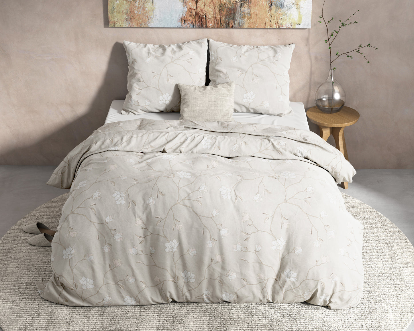 Flanel Caitlyn Sand 200 x 220