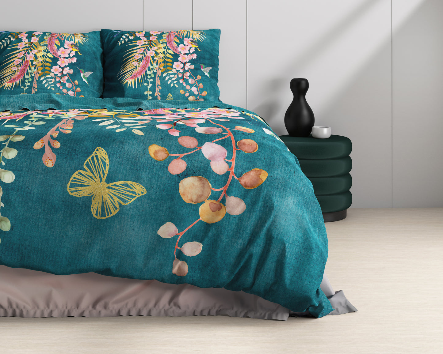 Kamala Botanisch Groen 240 x 220