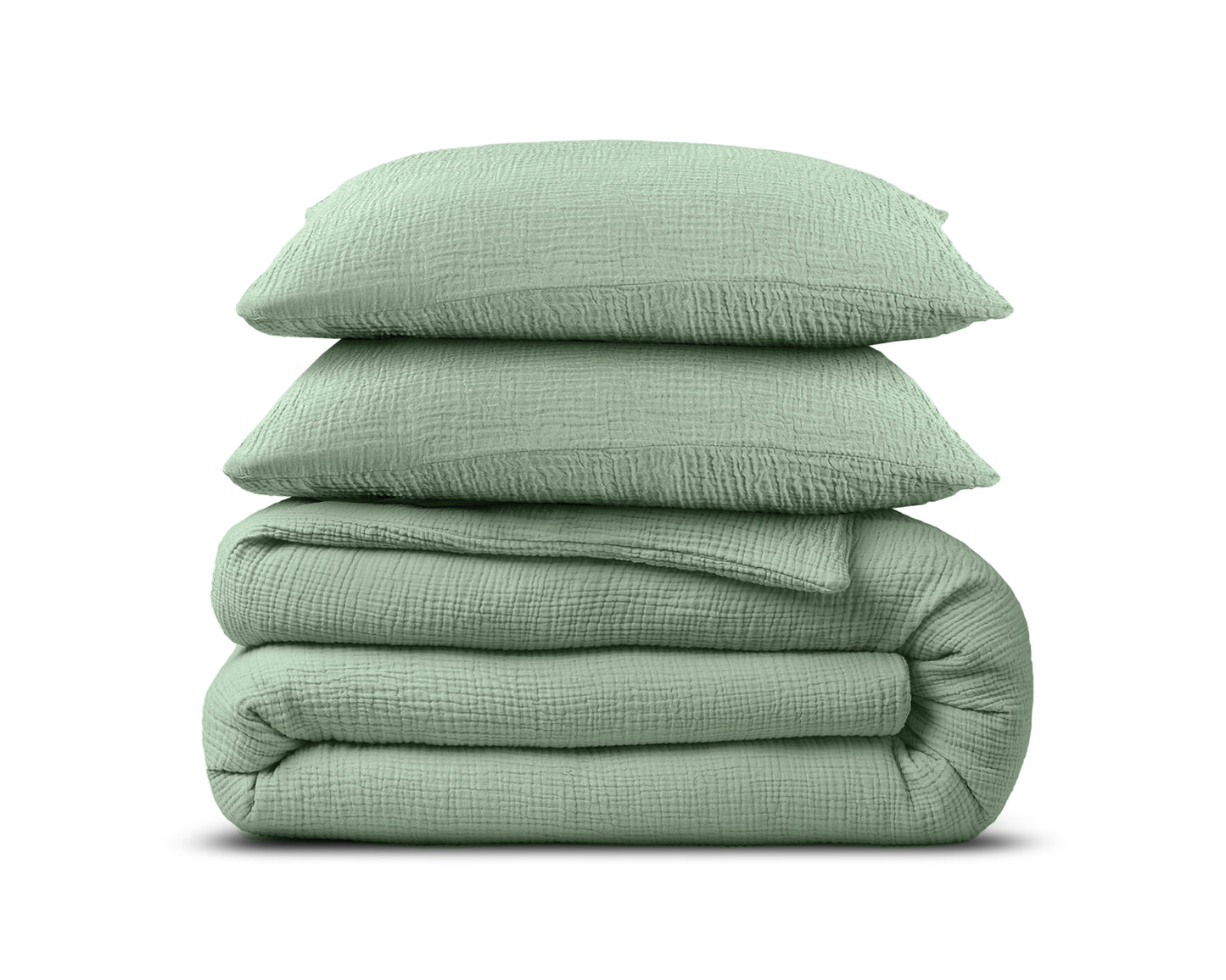 Mousseline Perkal Groen 240 x 200/220