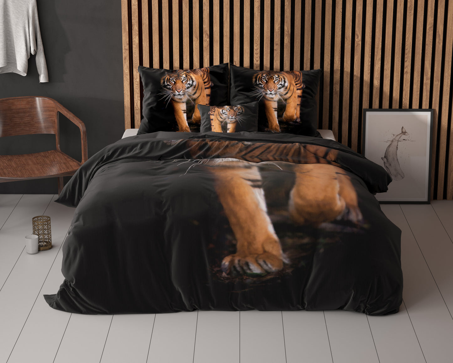 Tiger icon Zwart 240 x 200/220