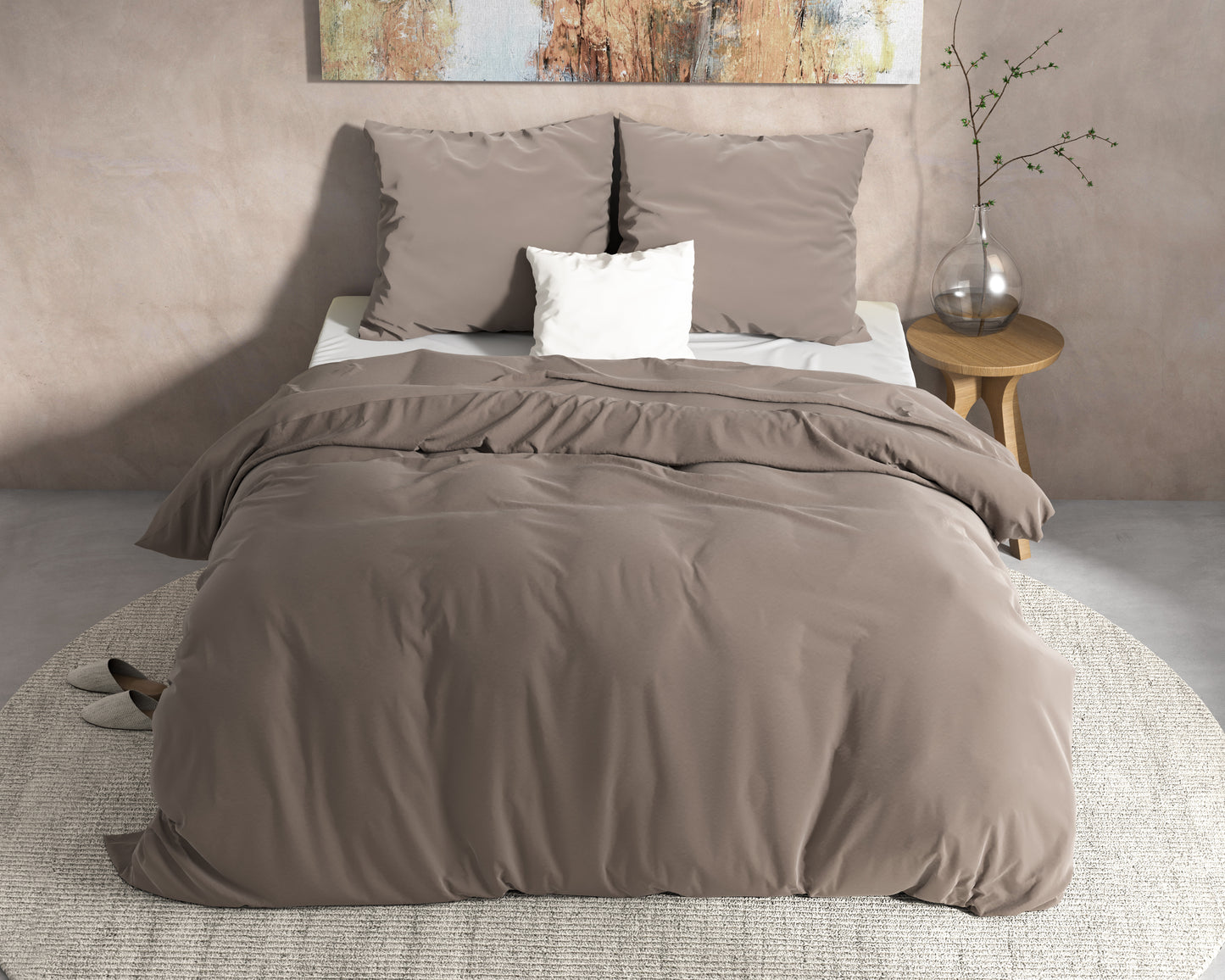 DH Flanel Mendez Taupe 240 x 200/220