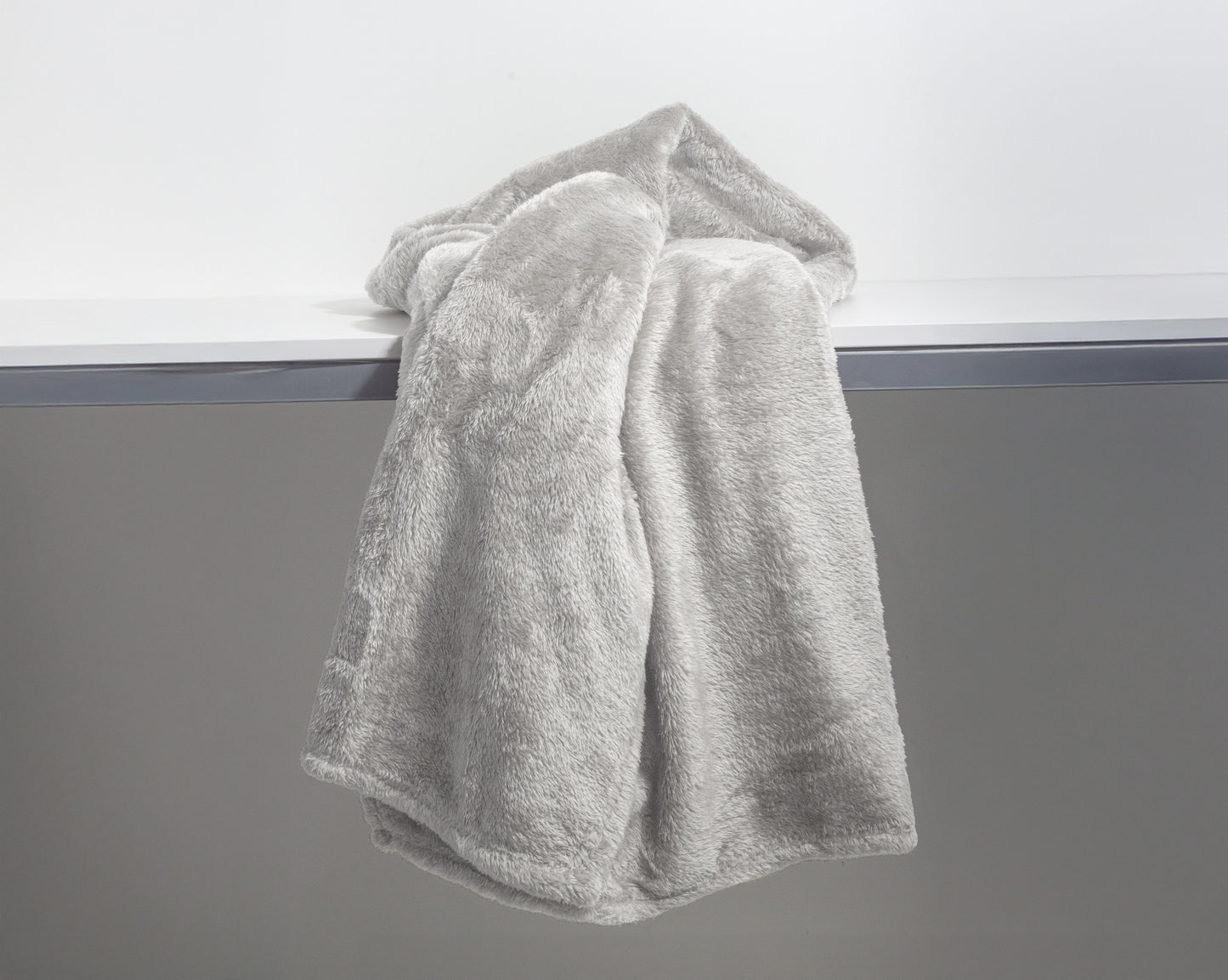Teddy plaid Taupe 150 x 200