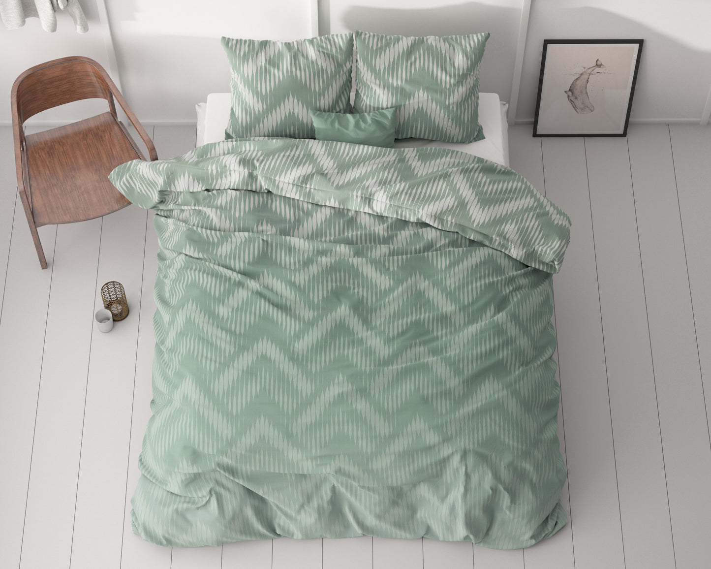 Wavey Shades Groen 240 x 200/220