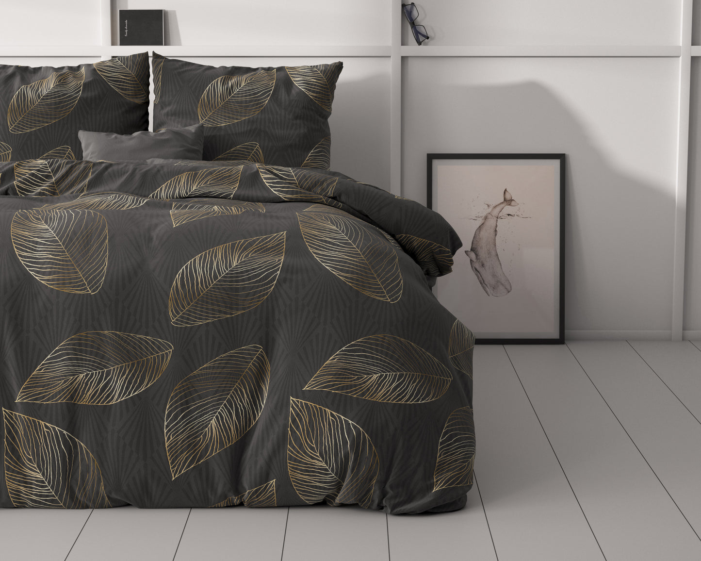 Golden leaf Antraciet 240 x 220