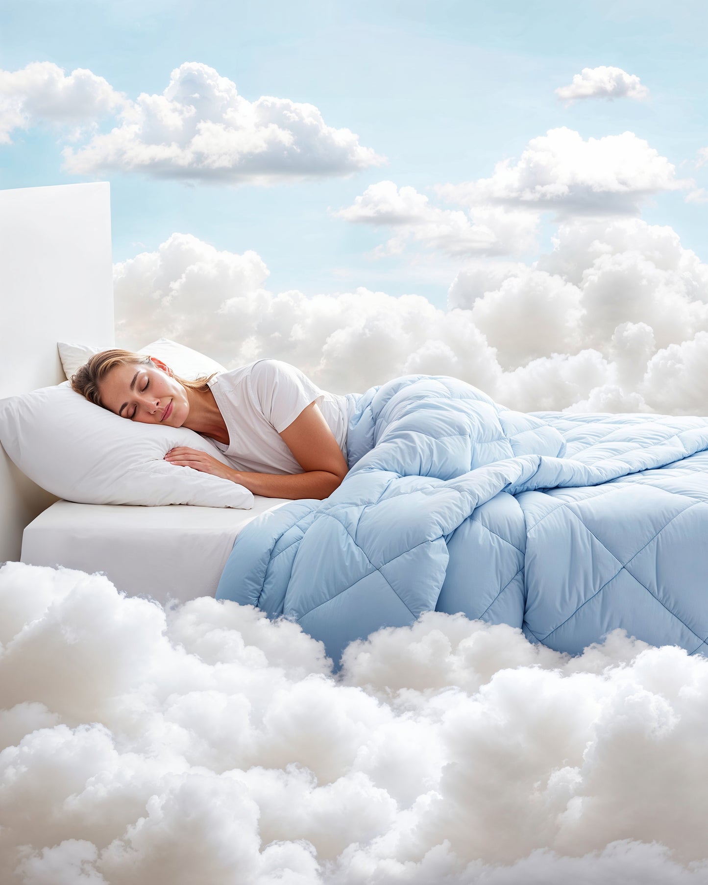 Qmax Dekbed Blauw 240 x 220