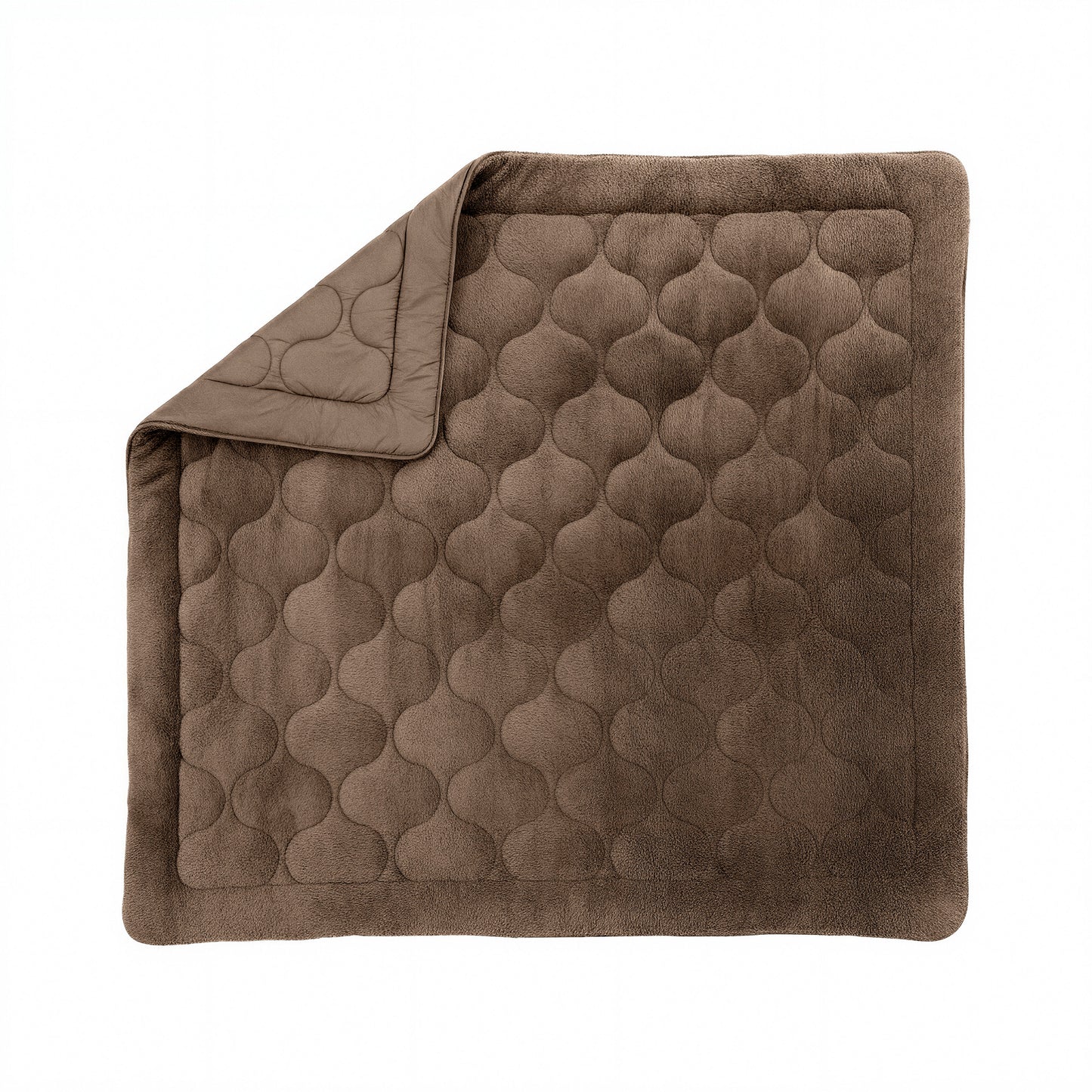Lazy Dekbed Teddy Taupe/Bruin 240 x 200 Met Luxe Kussenslopen
