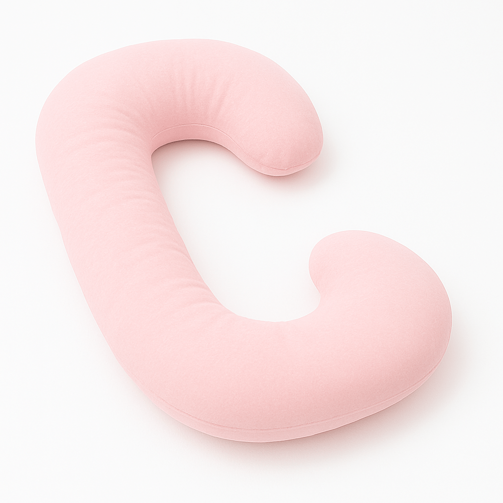 C-vormig Zwangerschapskussen - Roze