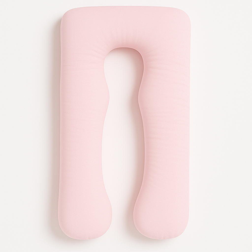 U-vorm zwangerschapskussen - Roze