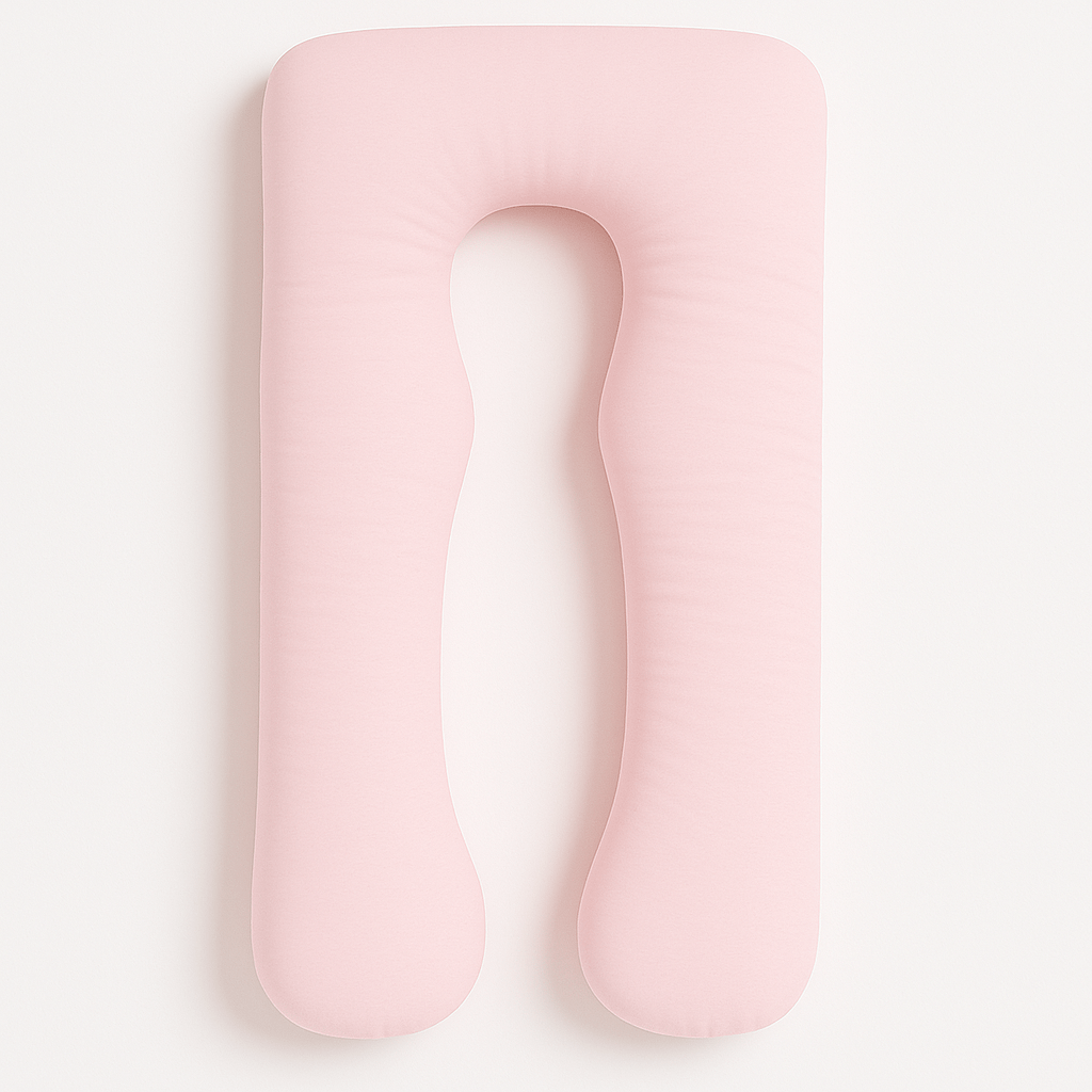 U-vorm zwangerschapskussen - Roze