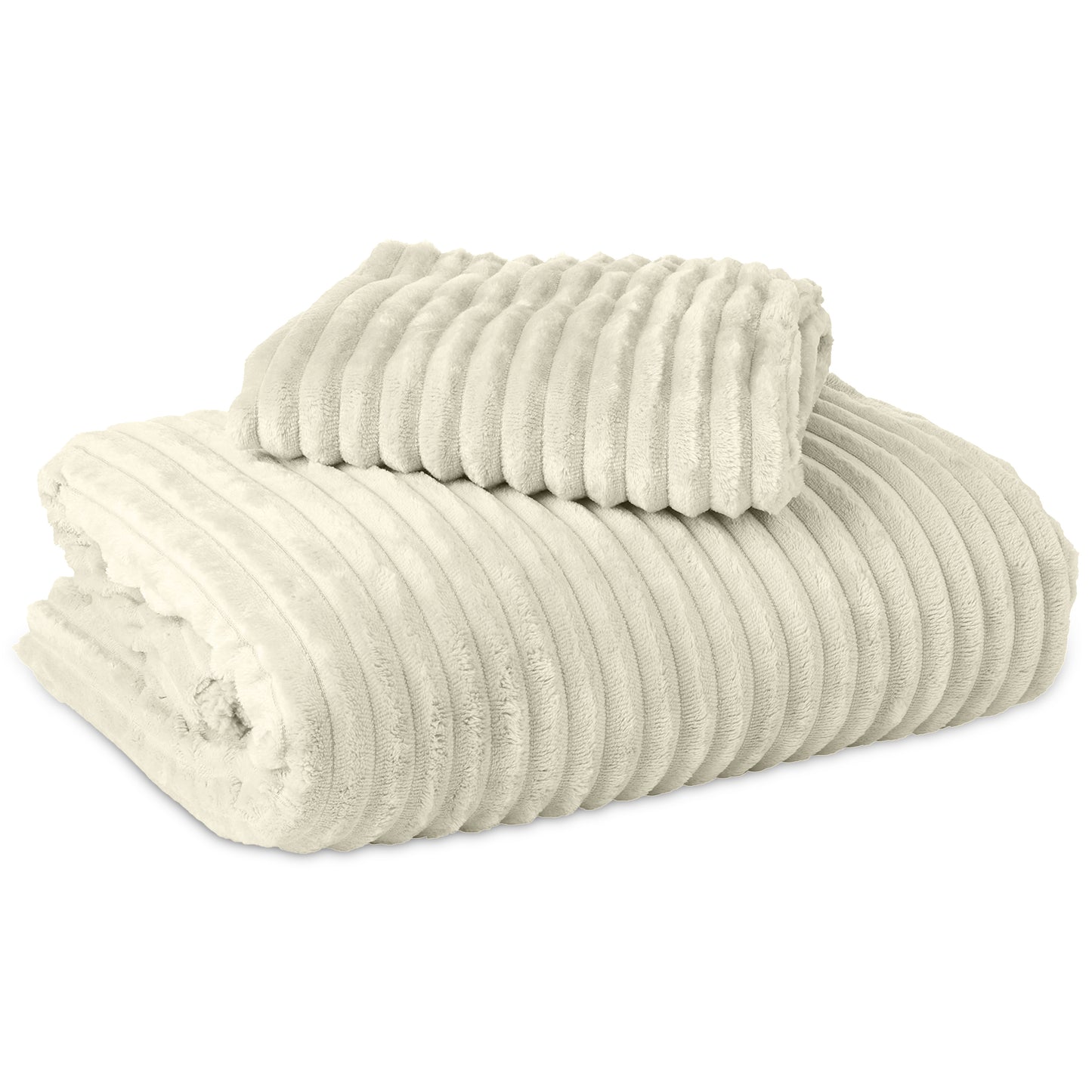 Rib Teddy Beige 200 x 200/220