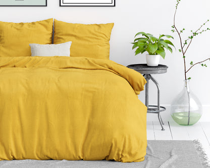 Stone washed Mustard 140 x 200/220