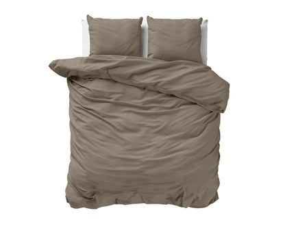 Mousseline Perkal Taupe 240 x 200/220