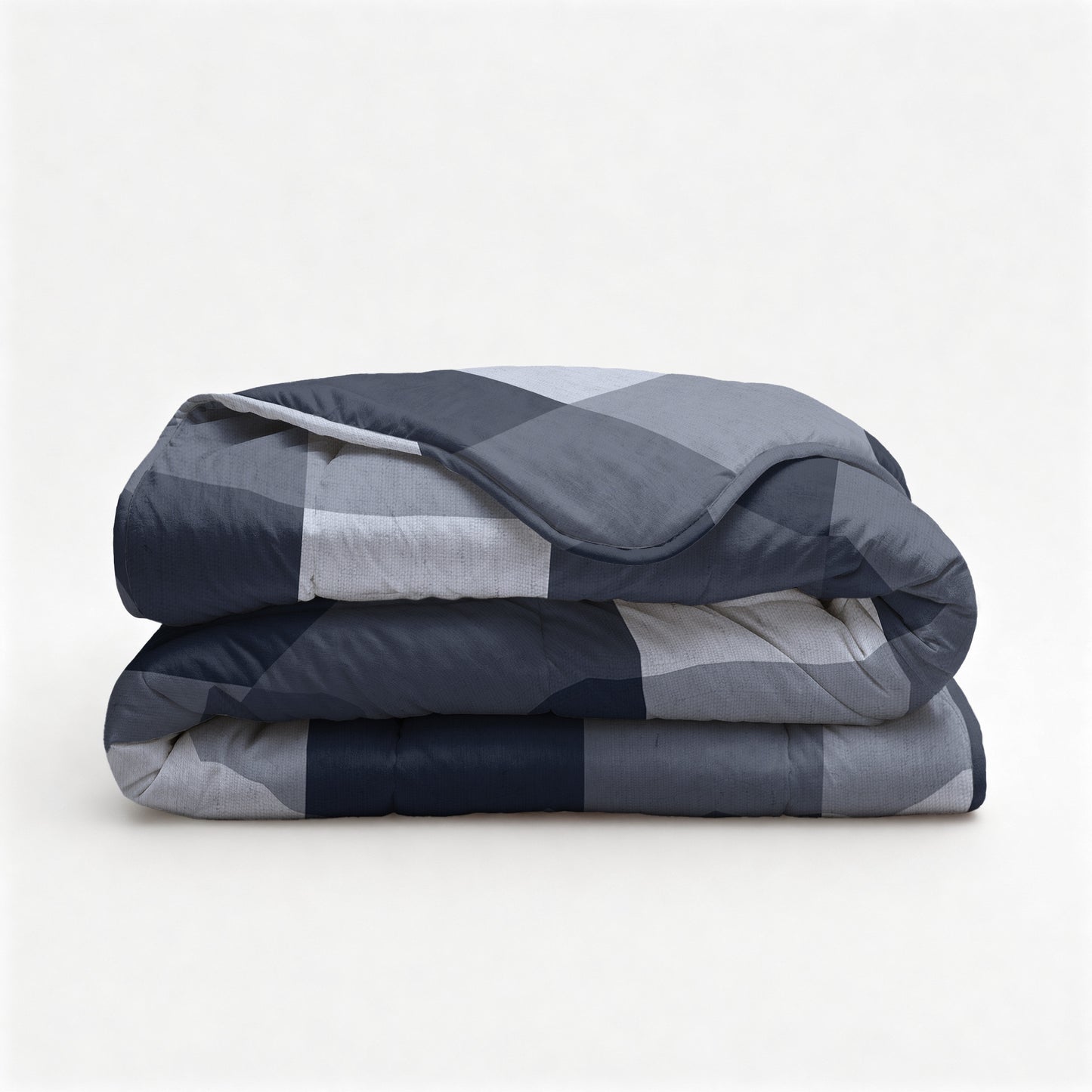 All-in one Lazy dekbed Anne Blauw 200 x 200 Met Kussenslopen