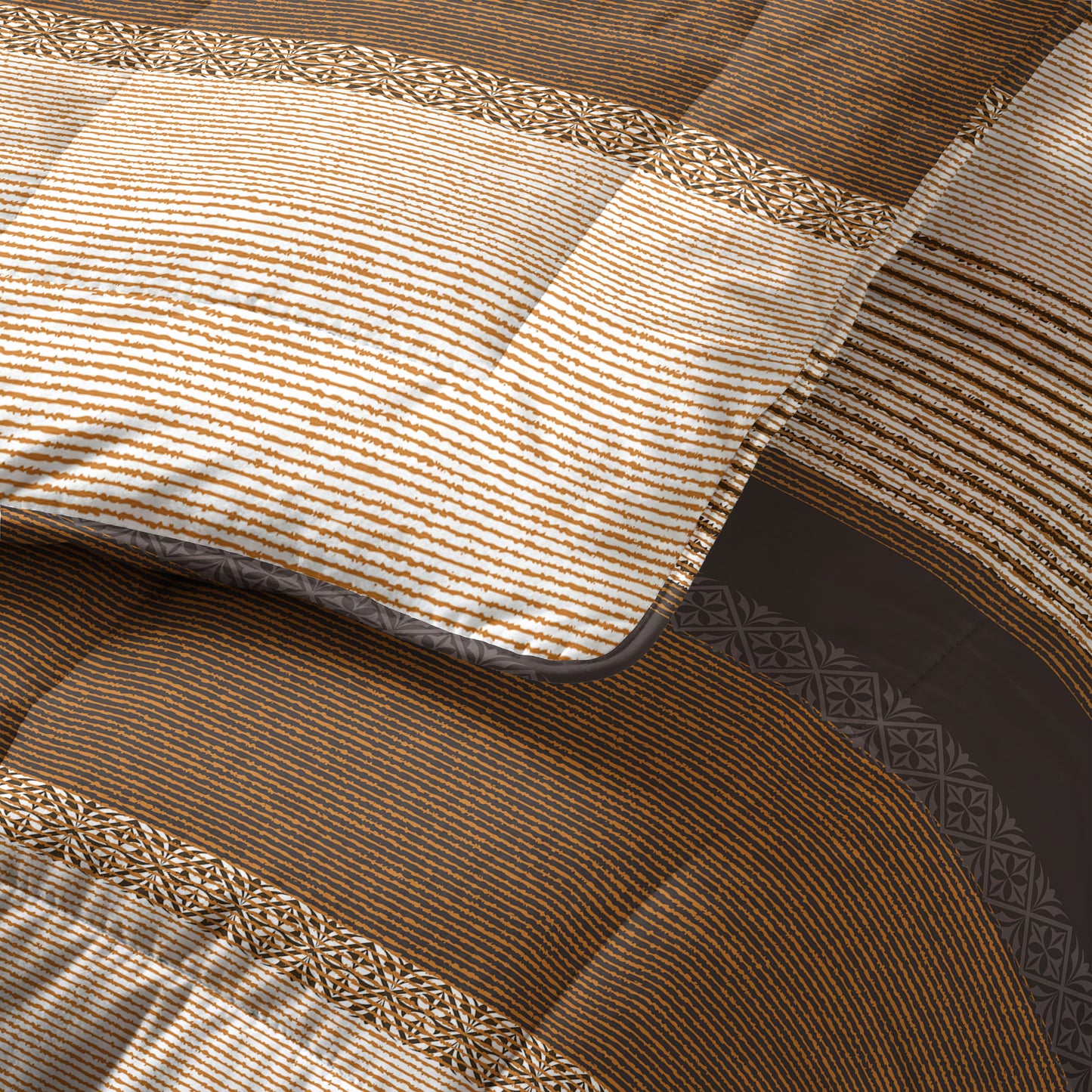 All-in one Lazy dekbed Marina Taupe 200 x 200 Met Kussenslopen