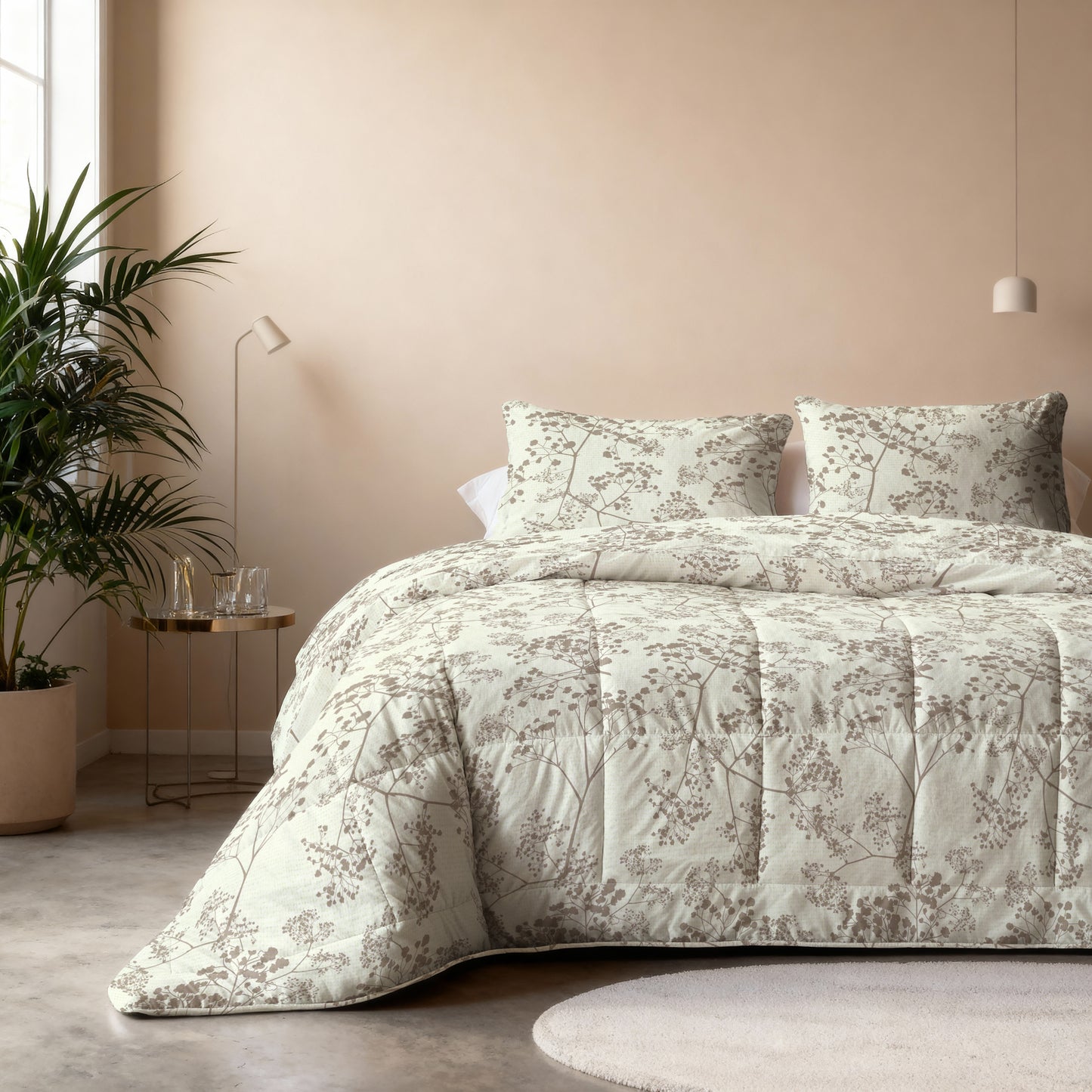 All-in one Lazy dekbed Fir Groen 200 x 200 Met Kussenslopen