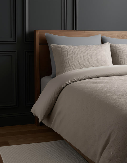 Milano 3D Taupe/Grijs 240 x 200/220