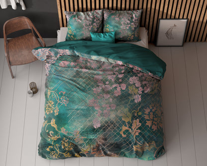 Raddison Flower Groen 200 x 200/220