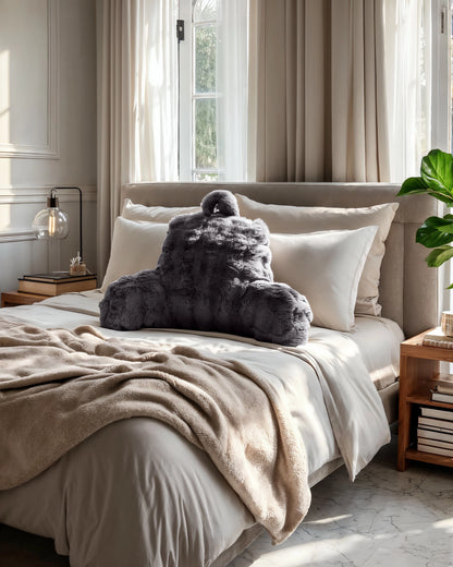 Bedrest Pompom Antraciet 34 x 50