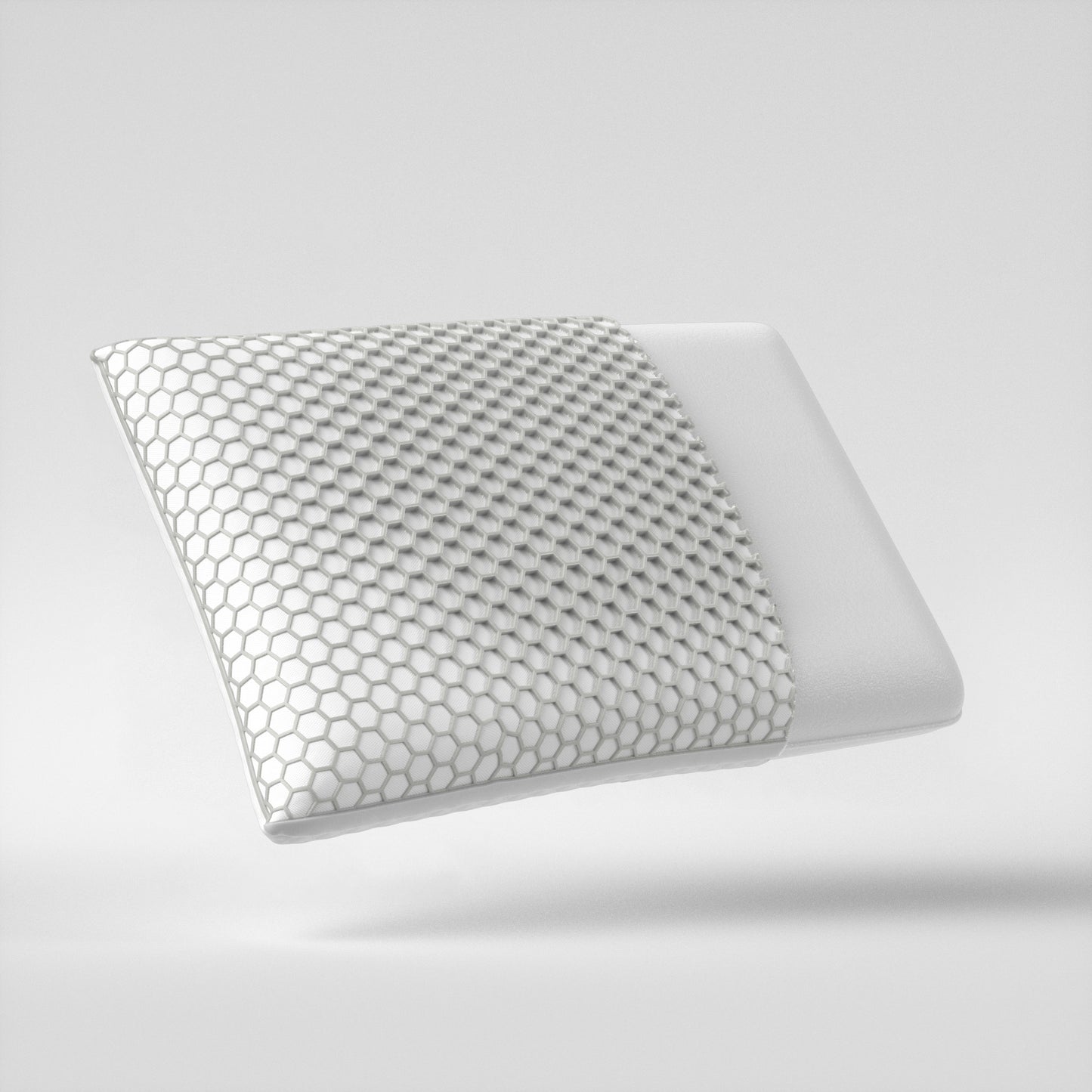 TPE Rebound Firm Core Traagschuimkern Kussen Grijs 60 x 40 x 13