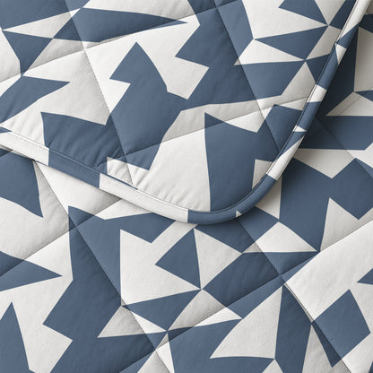 Lazy Dekbed Mado Blauw 200 x 200 Met Kussenslopen