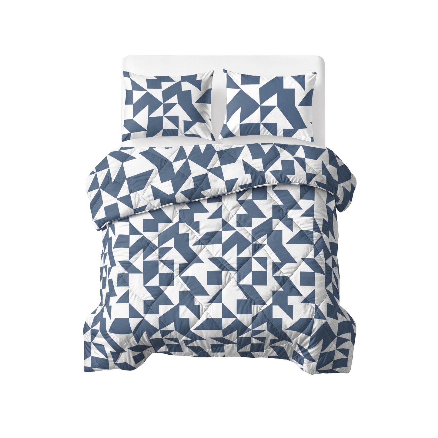 Lazy Dekbed Mado Blauw 240 x 200 Met Kussenslopen