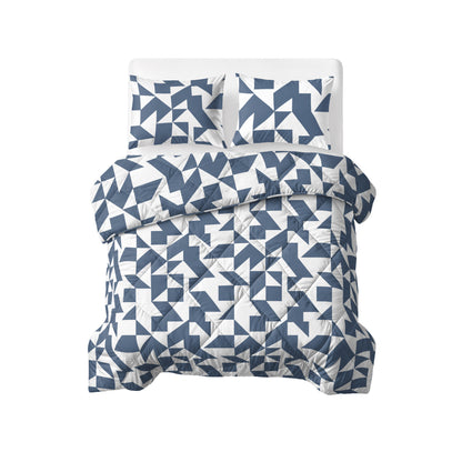 Lazy Dekbed Mado Blauw 240 x 200 Met Kussenslopen