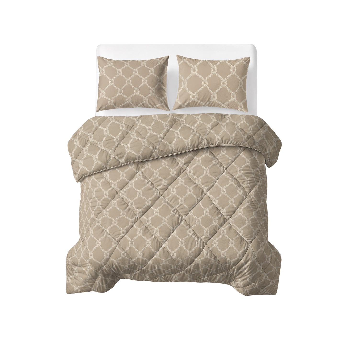 Lazy Dekbed Venzo Zand 200 x 200 Met Kussenslopen