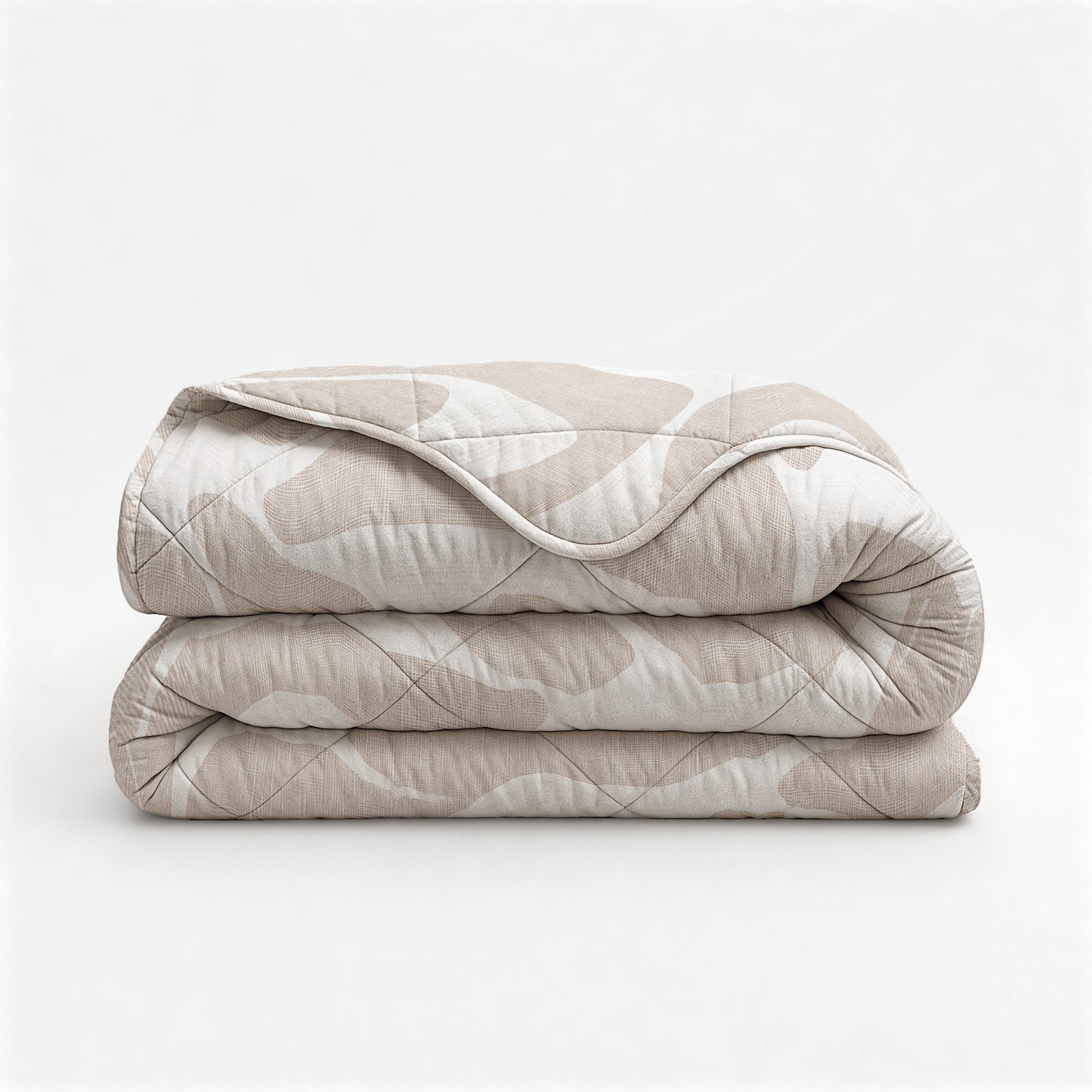 Lazy Dekbed Kello Taupe/Zand 140 x 200 Met Kussensloop
