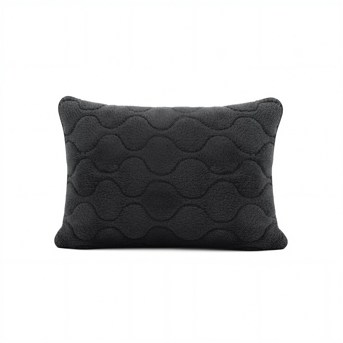 Lazy Dekbed Teddy Zwart 200 x 200 Met Luxe Kussenslopen