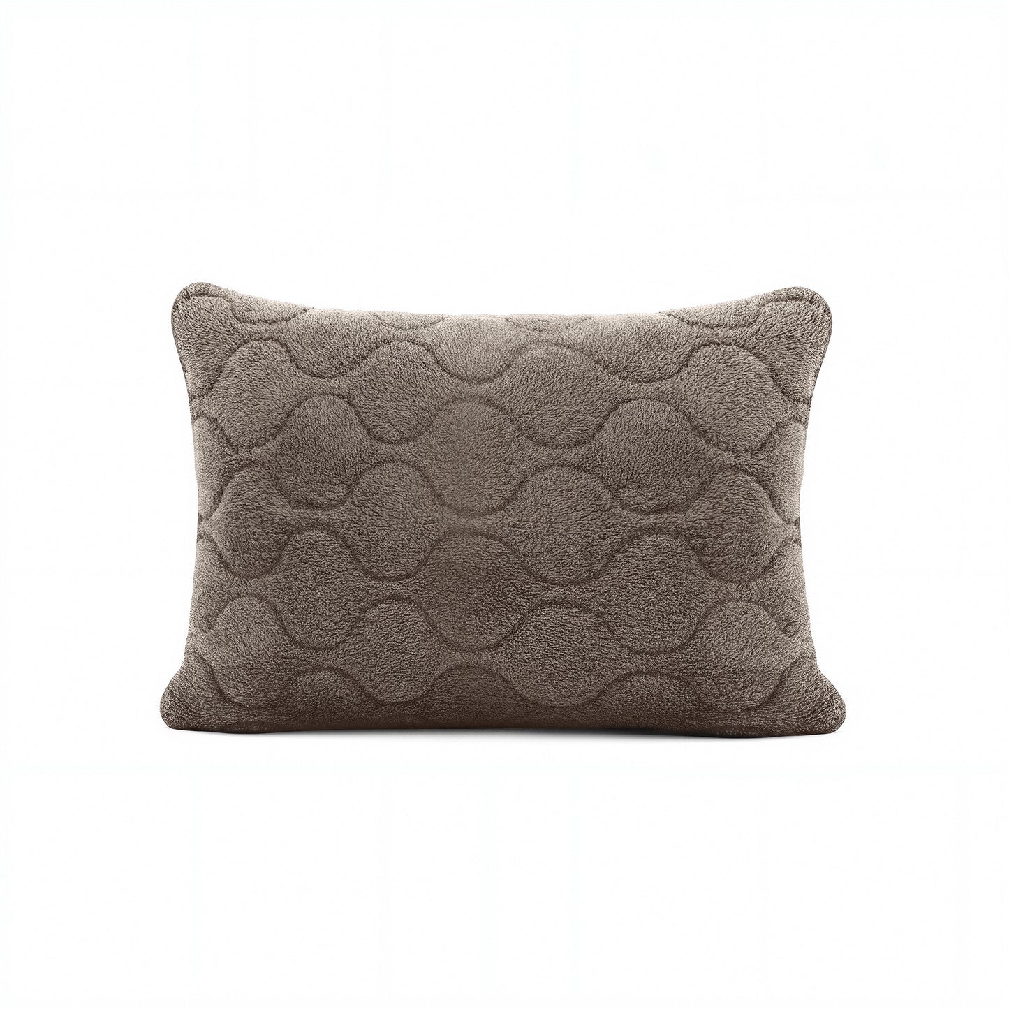 Lazy Dekbed Teddy Taupe/Grijs 200 x 200 Met Luxe Kussenslopen