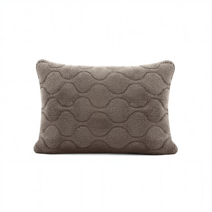 Lazy Dekbed Teddy Taupe/Grijs 200 x 200 Met Luxe Kussenslopen