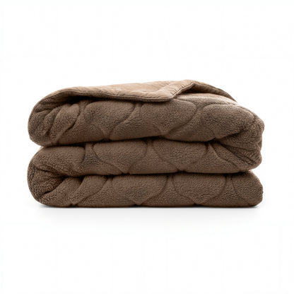 Lazy Dekbed Teddy Taupe/Bruin 140 x 200 Met Kussensloop