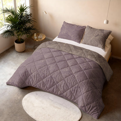 Lazy Dekbed Dreamy Mauve 140 x 200 Met Kussensloop