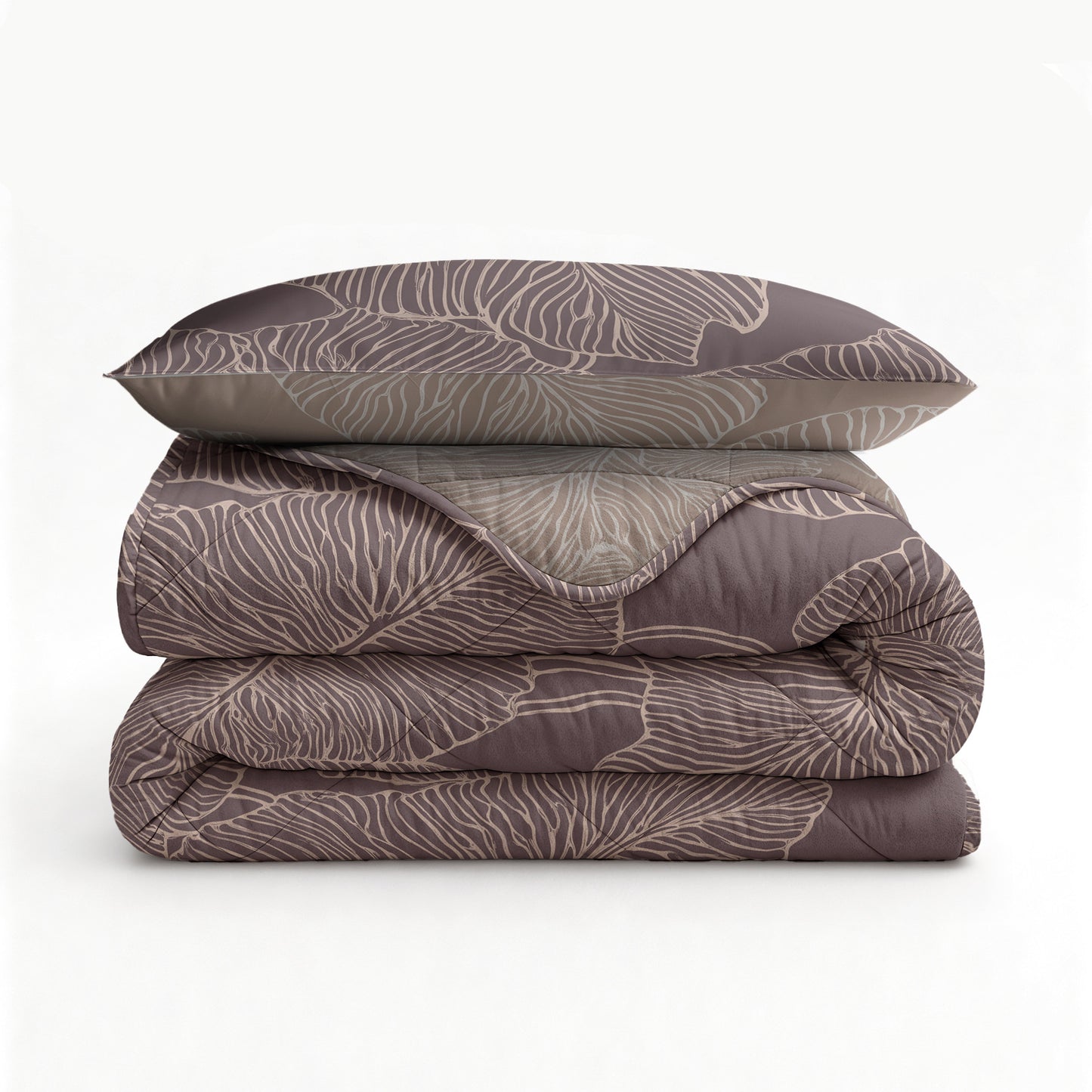Lazy Dekbed Dreamy Mauve 140 x 200 Met Kussensloop