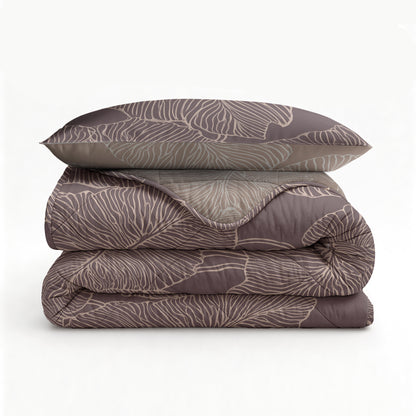 Lazy Dekbed Dreamy Mauve 140 x 200 Met Kussensloop