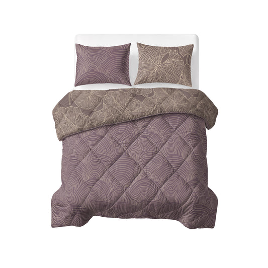 Lazy Dekbed Dreamy Mauve 200 x 200 Met Kussenslopen