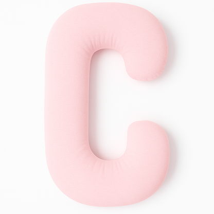 C-vormig Zwangerschapskussen - Roze