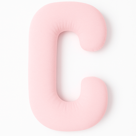 C-vormig Zwangerschapskussen - Roze