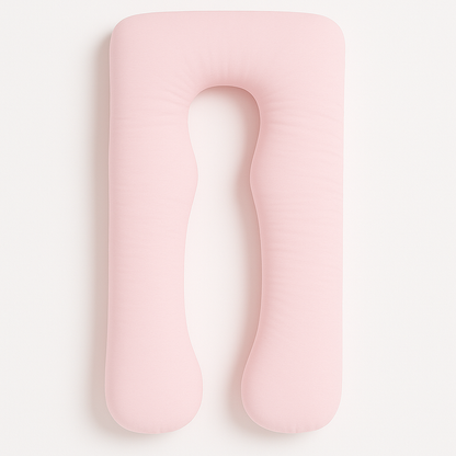 U-vorm zwangerschapskussen - Roze