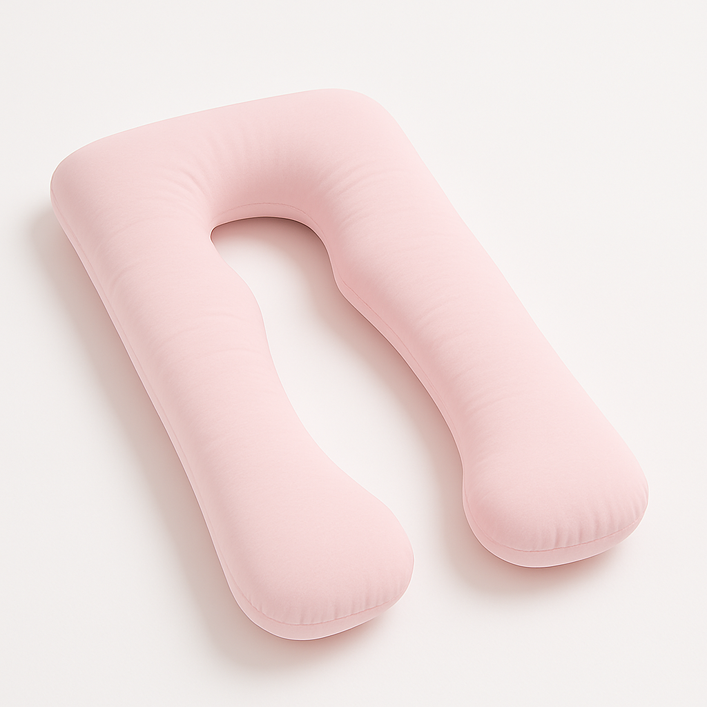 U-vorm zwangerschapskussen - Roze