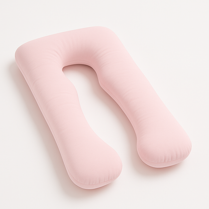 U-vorm zwangerschapskussen - Roze