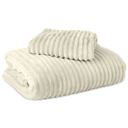 Rib Teddy Beige 240 x 200/220